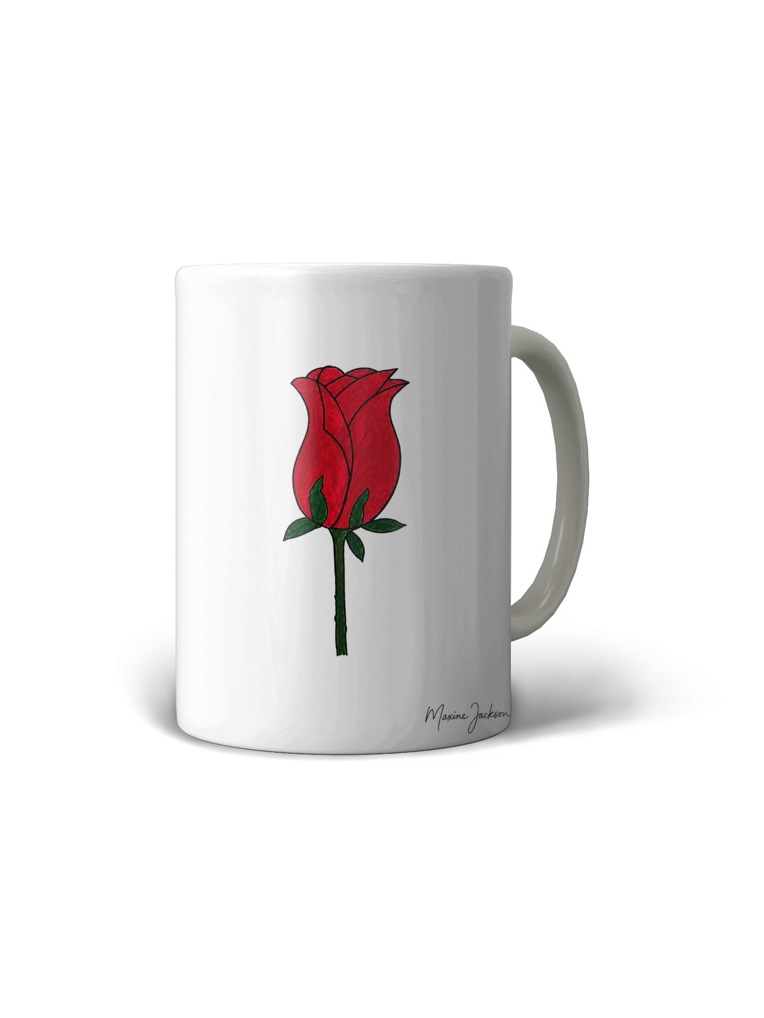 The Promise Rose – Original Hand-Drawn Acrylic Artwork - Digital Download