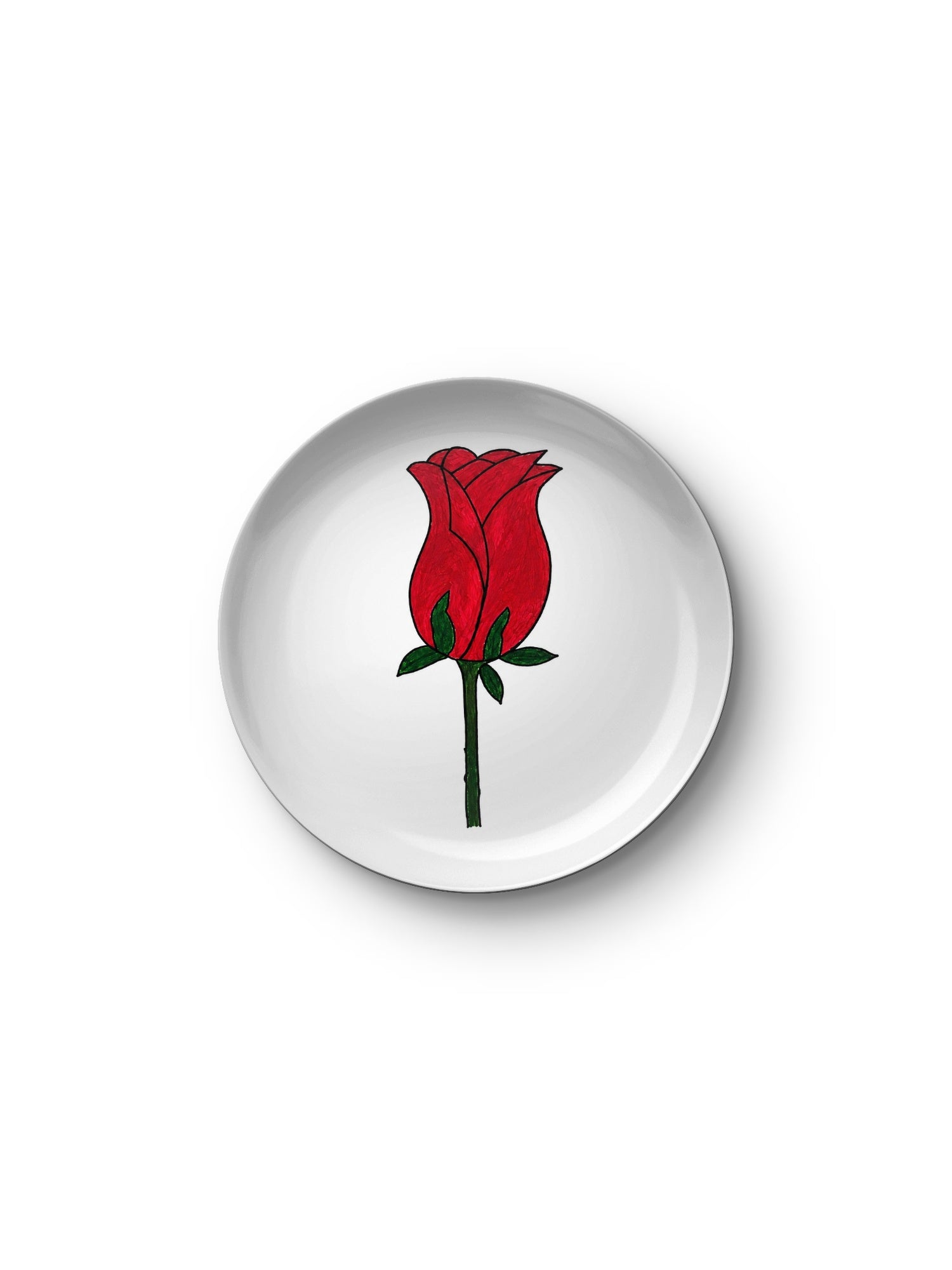 The Promise Rose – Original Hand-Drawn Acrylic Artwork - Digital Download
