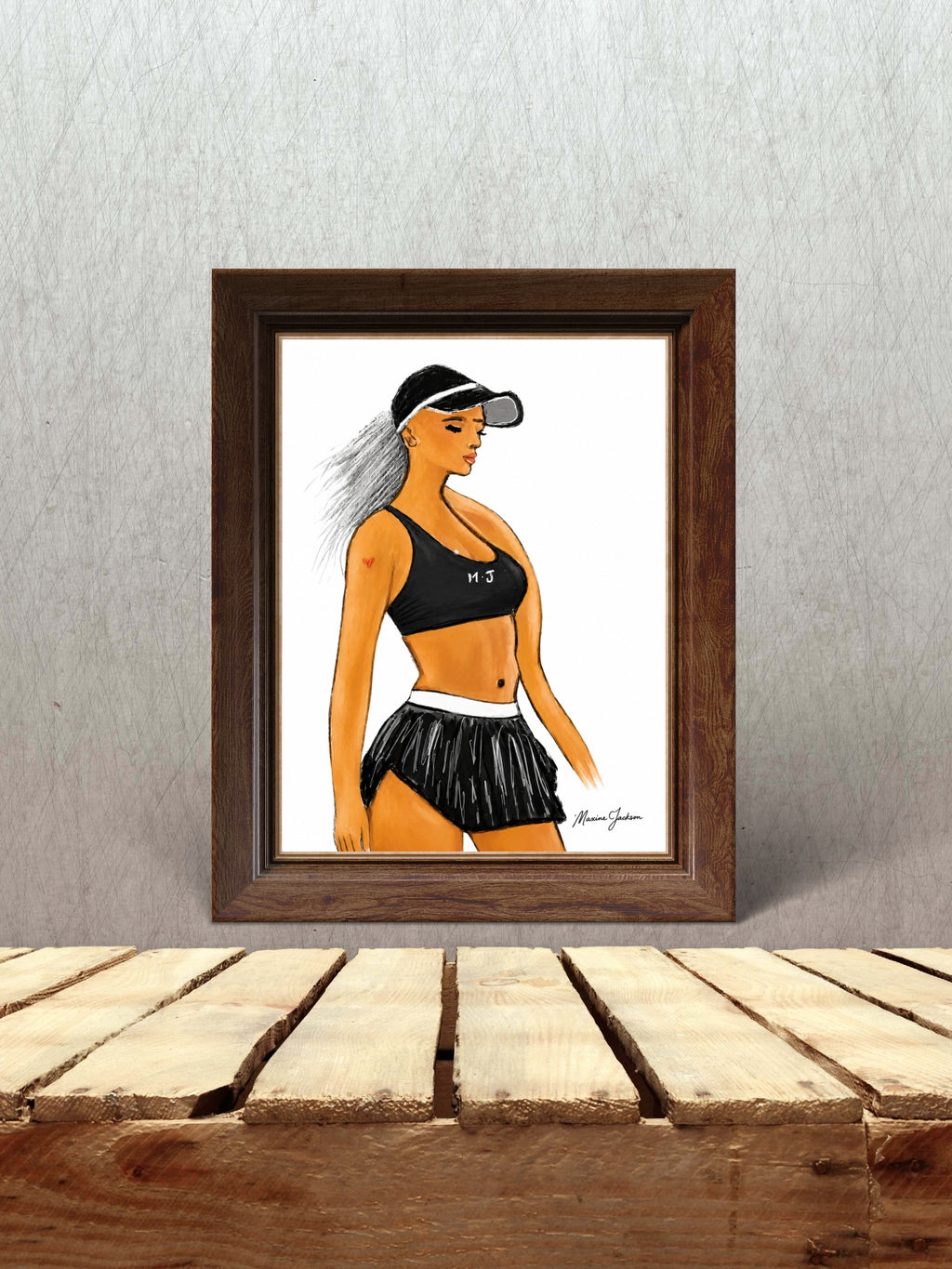 The Unstoppable Athlete – Original Digital Artwork