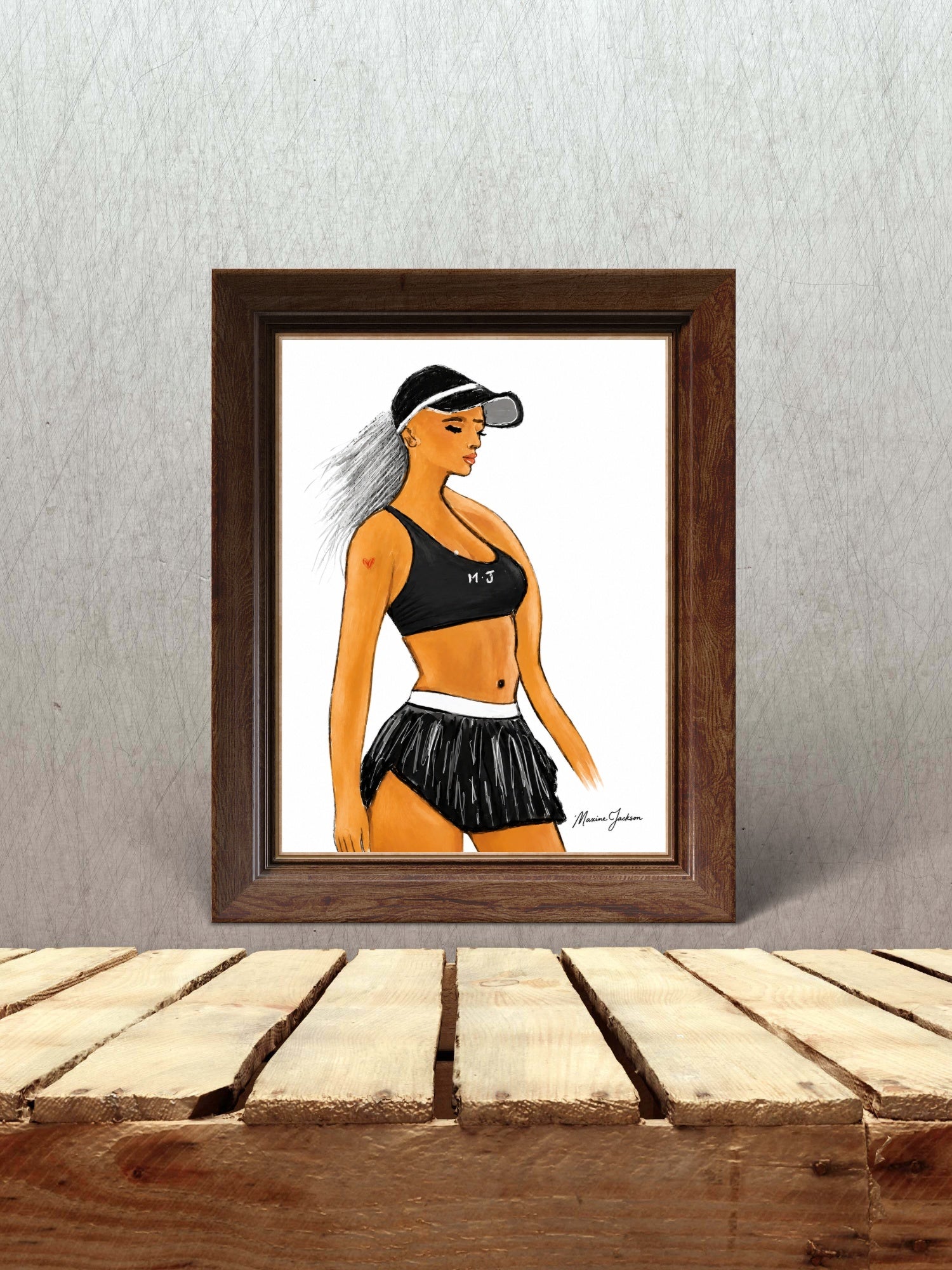 The Unstoppable Athlete – Original Digital Artwork
