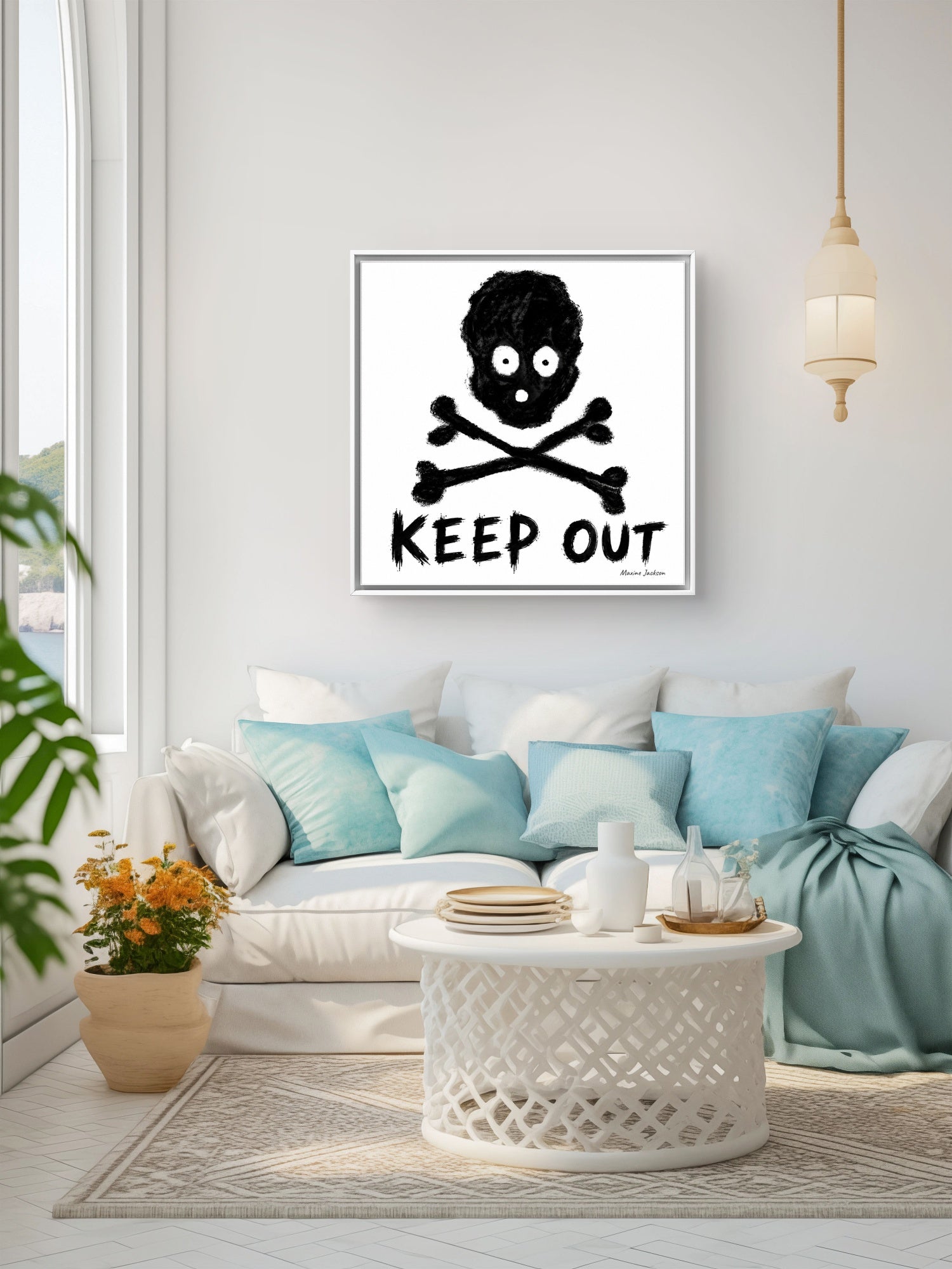 KEEP OUT — Original Artwork by Maxine Jackson