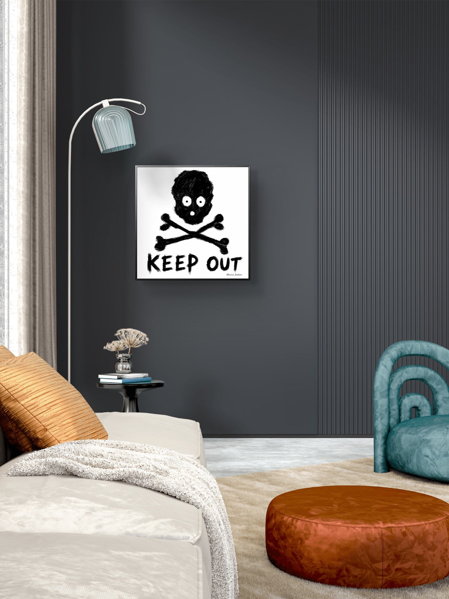 KEEP OUT — Original Artwork by Maxine Jackson