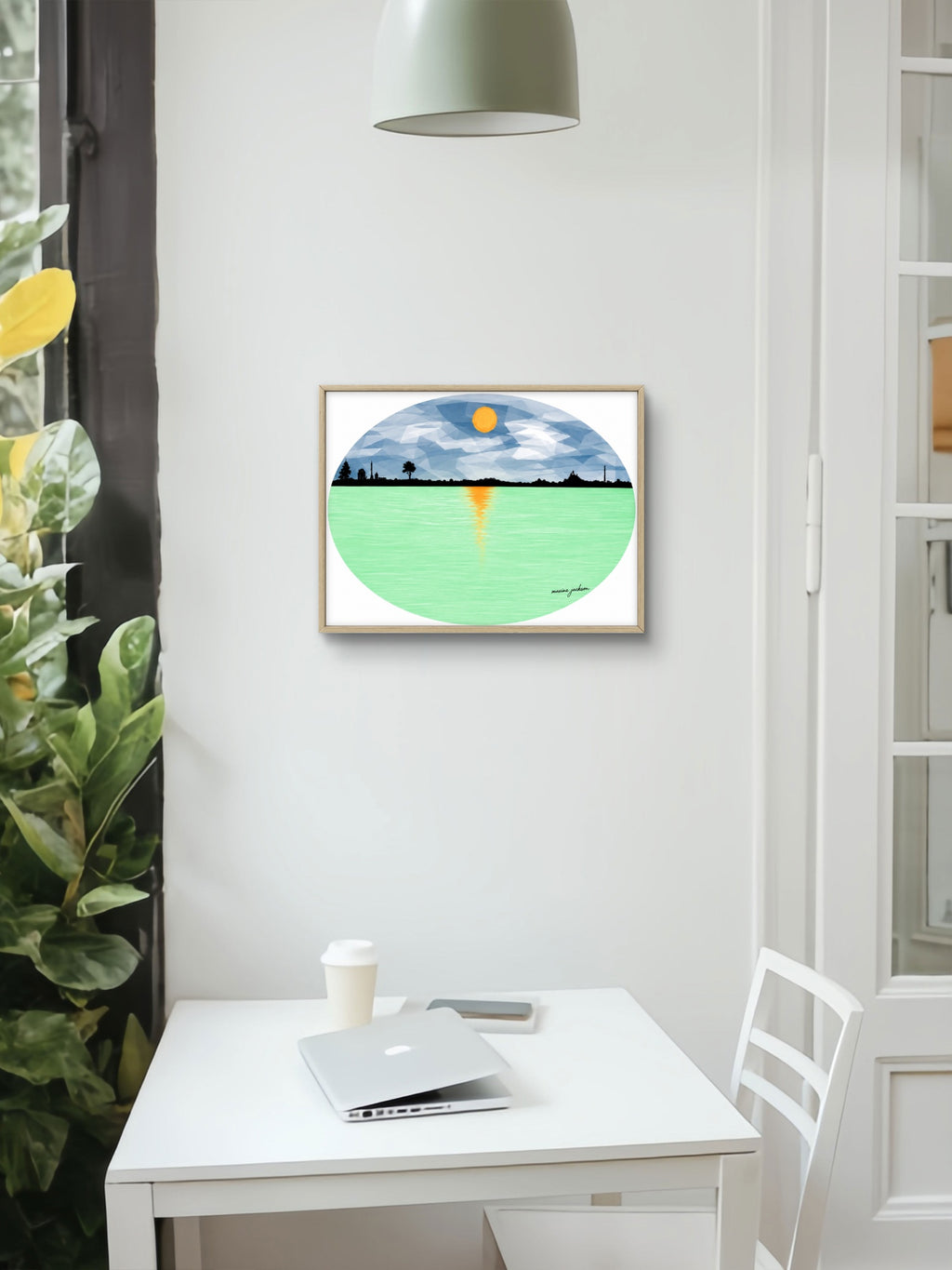 Silent Scene – Original Digital Artwork by Maxine Jackson