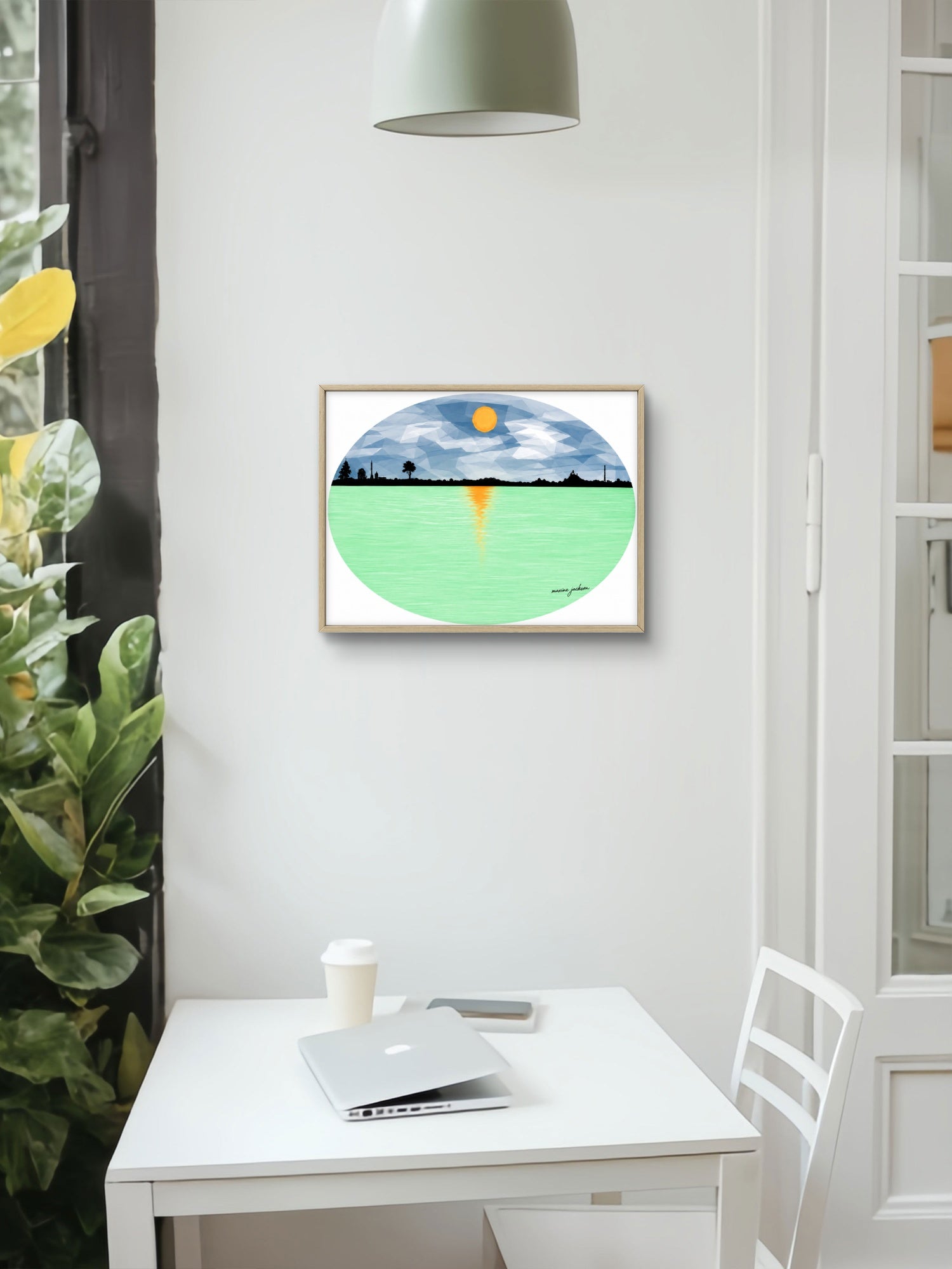 Silent Scene – Original Digital Artwork by Maxine Jackson