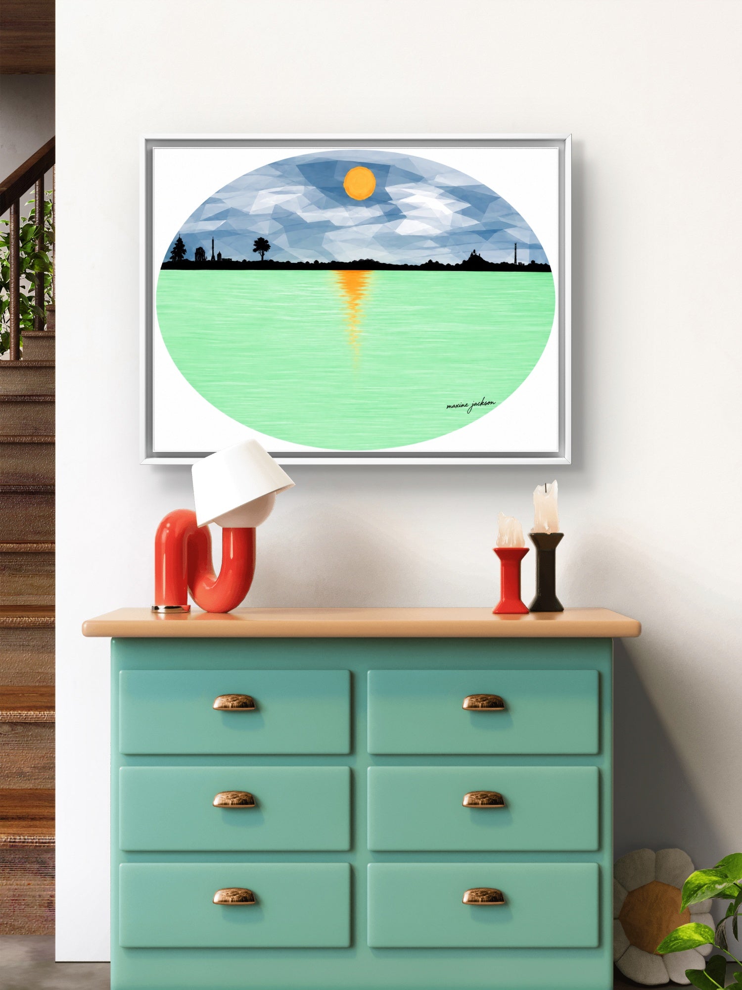 Silent Scene – Original Digital Artwork by Maxine Jackson