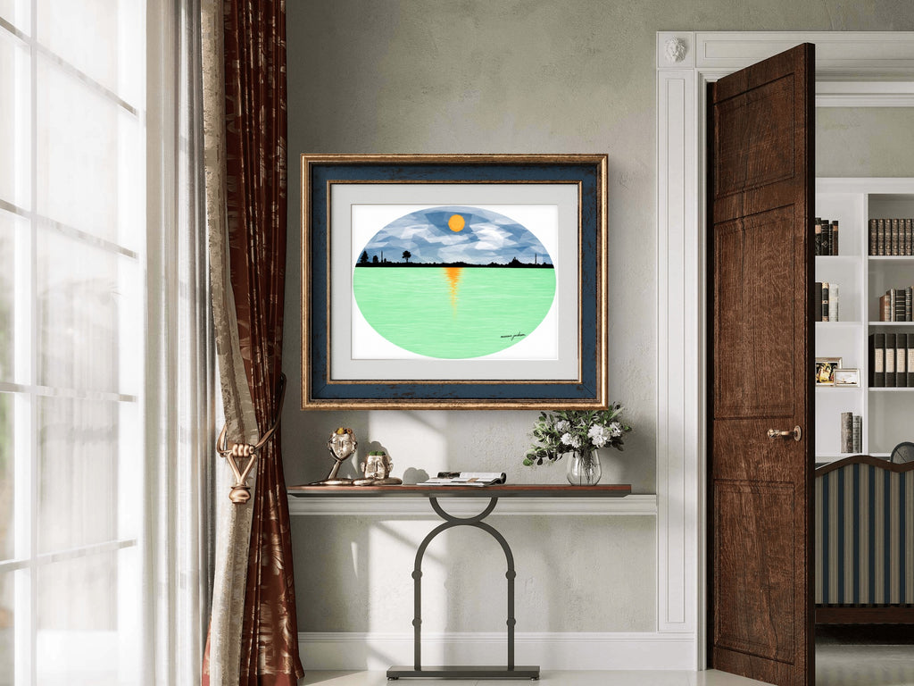 Silent Scene – Original Digital Artwork by Maxine Jackson