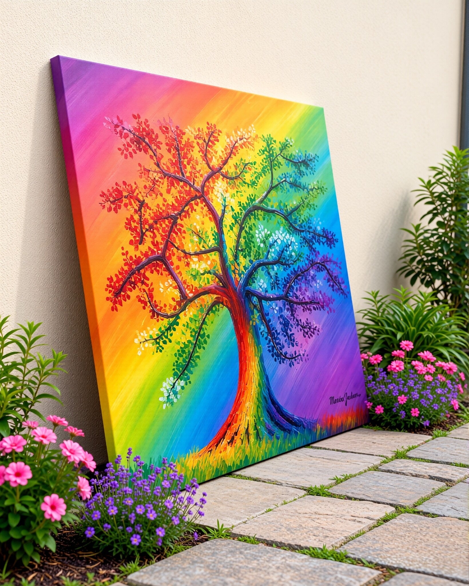 Rainbow Tree – A Celebration of Colour - Digital Download