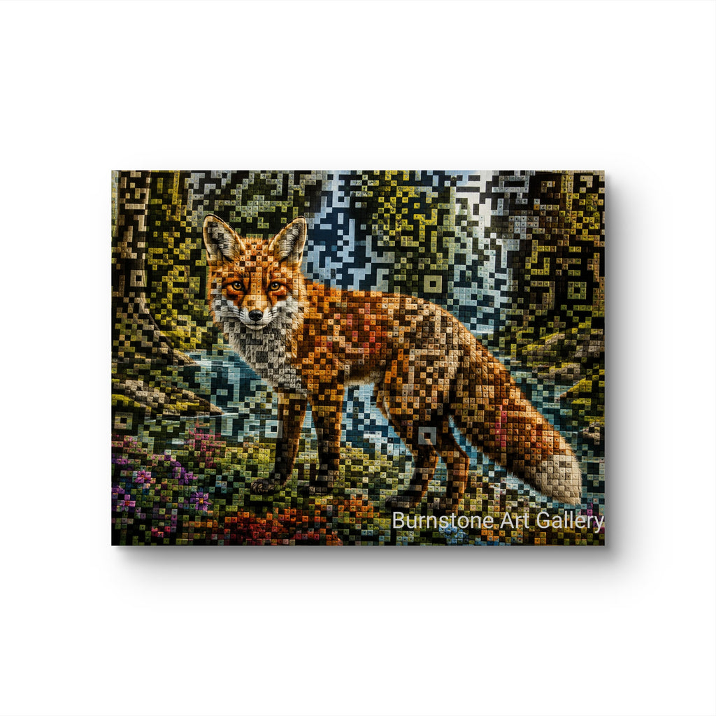 Wild Within – Contemporary Barcode-Inspired Digital Download Artwork