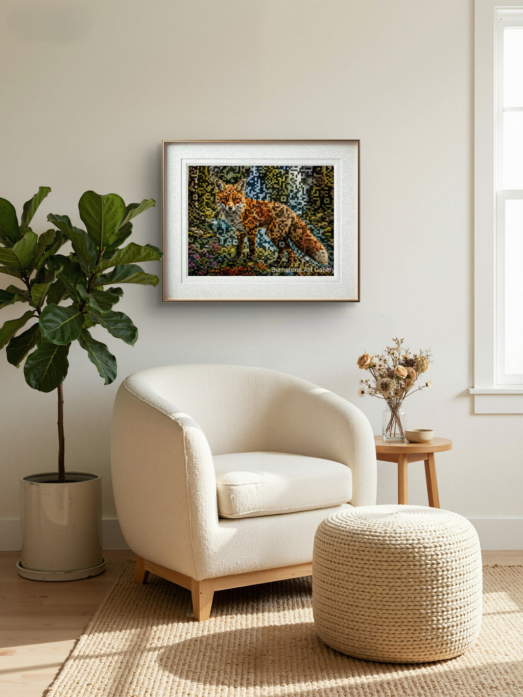 Wild Within – Contemporary Barcode-Inspired Digital Download Artwork