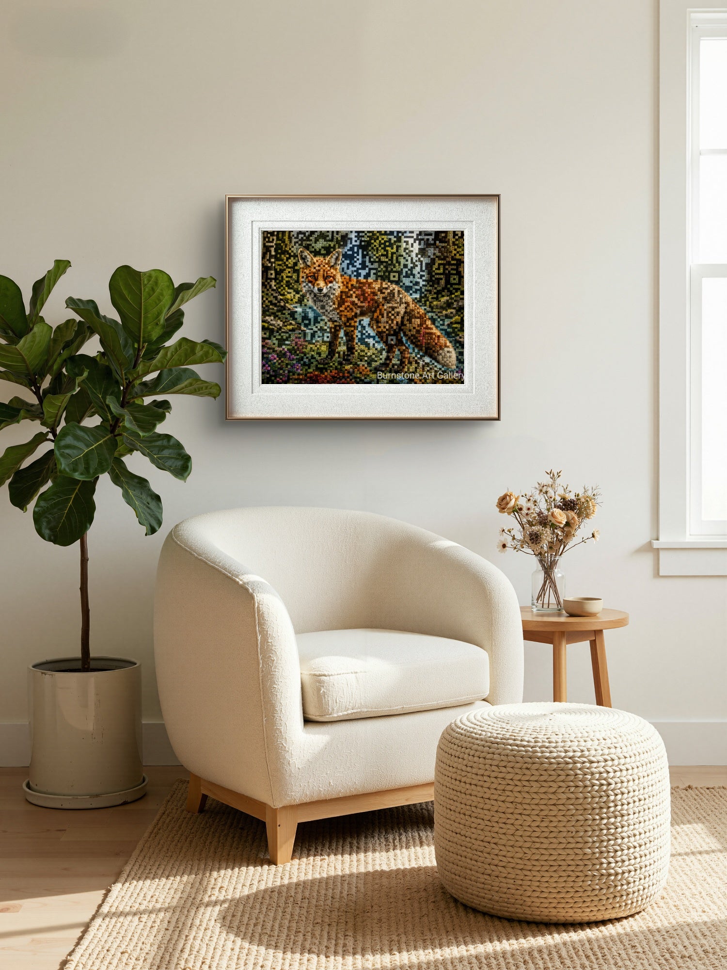 Wild Within – Contemporary Barcode-Inspired Digital Download Artwork