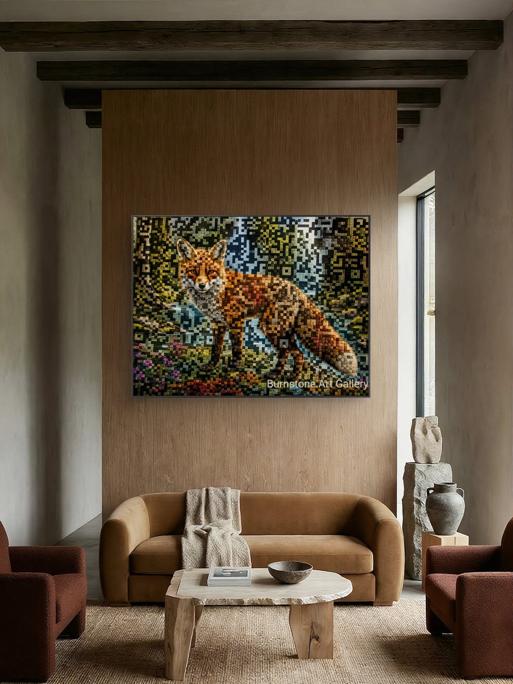 Wild Within – Contemporary Barcode-Inspired Digital Download Artwork