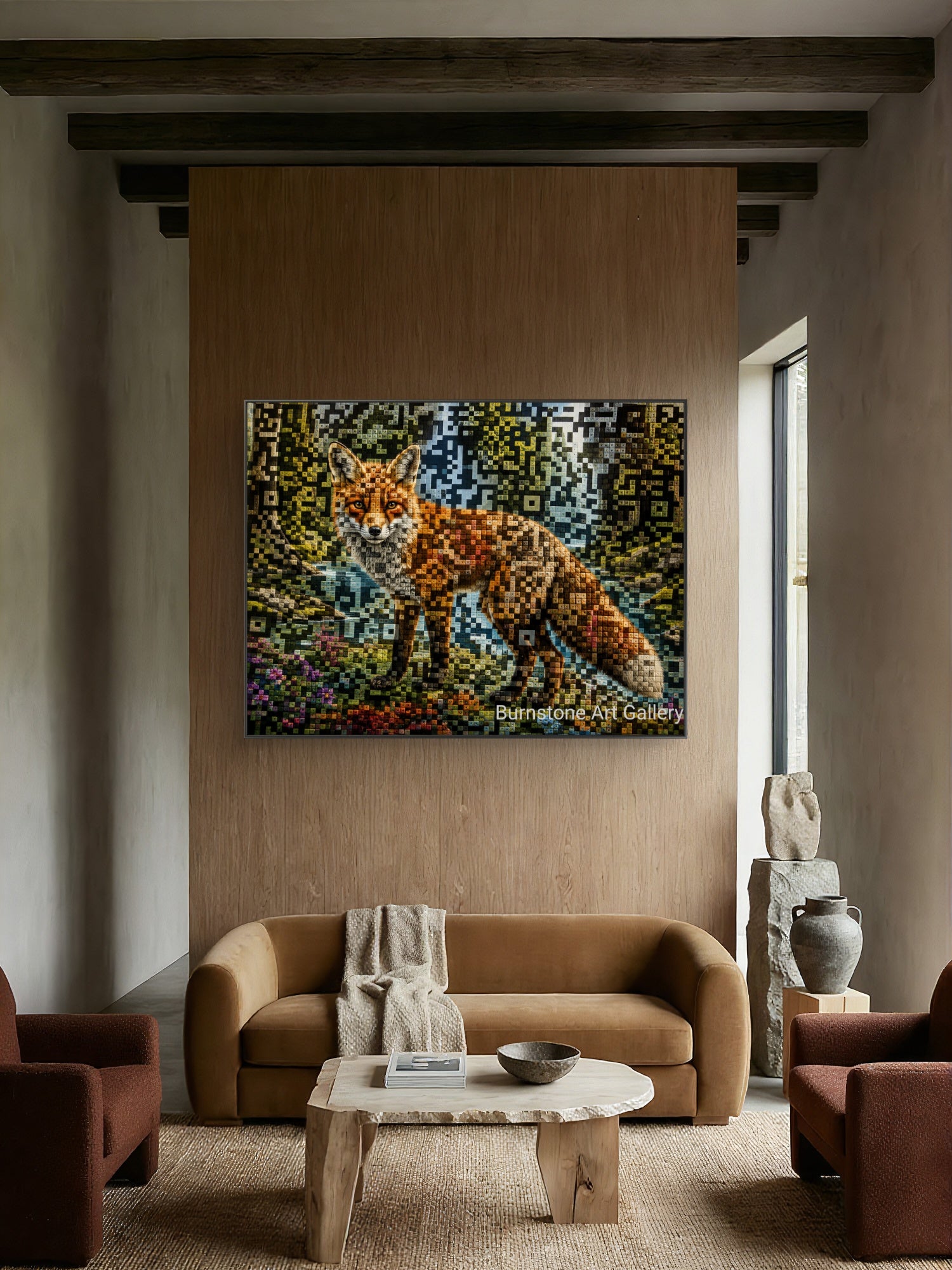 Wild Within – Contemporary Barcode-Inspired Digital Download Artwork