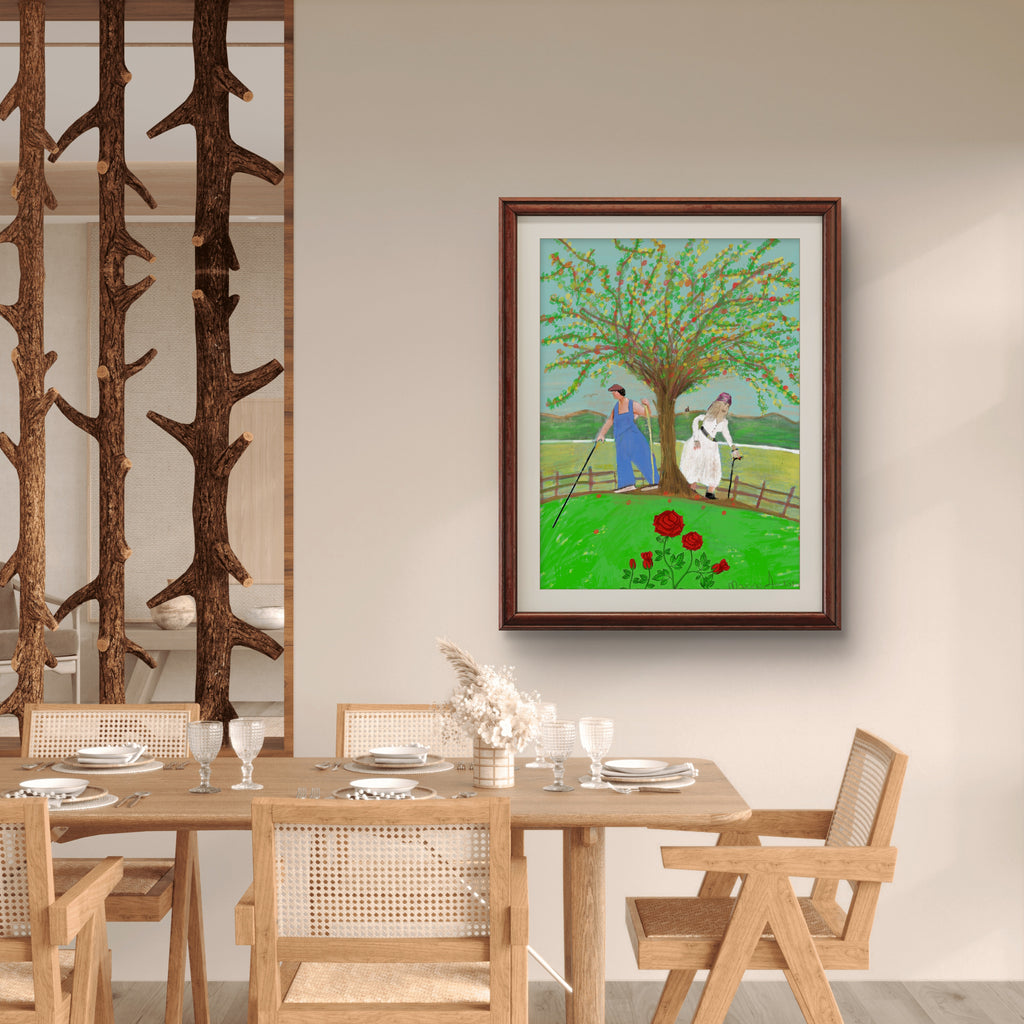 Adam and Eve Original Artwork by Maxine Jackson