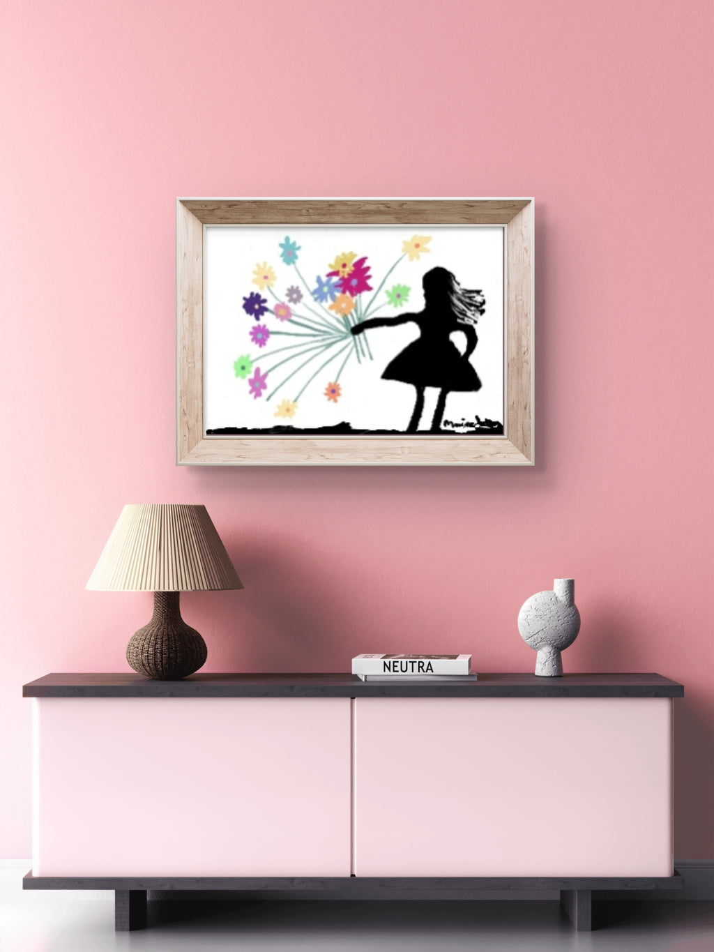 Blooming Freedom | Original Digital Wall Art by Maxine Jackson