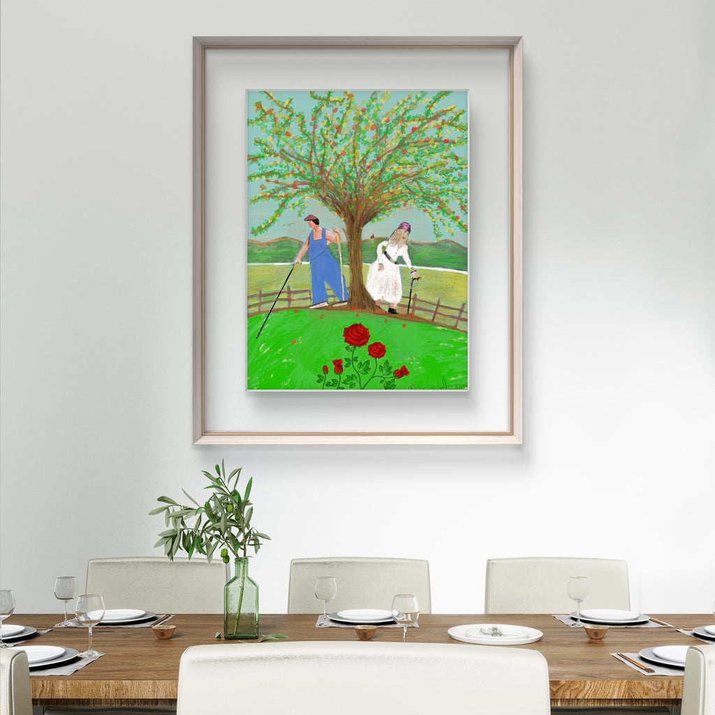 Adam and Eve Original Artwork by Maxine Jackson