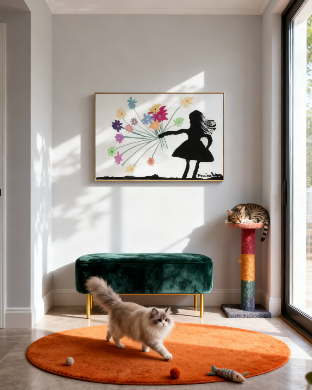 Blooming Freedom | Original Digital Wall Art by Maxine Jackson