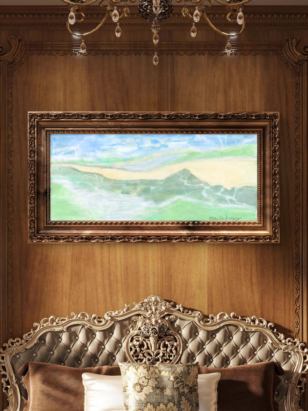 Silent Horizons – Original Digital Artwork by Maxine Jackson