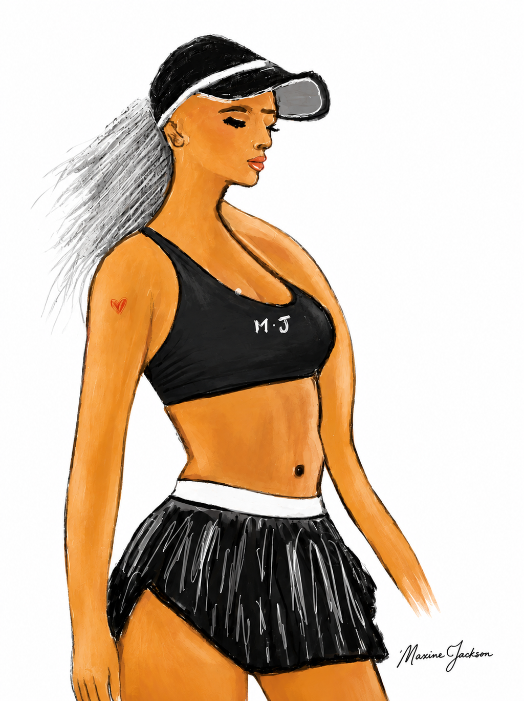 The Unstoppable Athlete – Original Digital Artwork