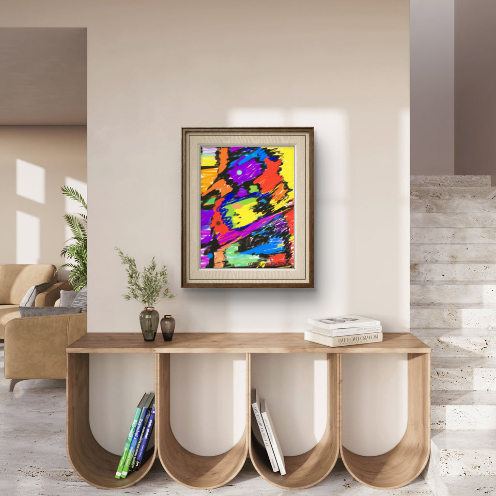 Electric Fusion – Original Abstract Digital Artwork