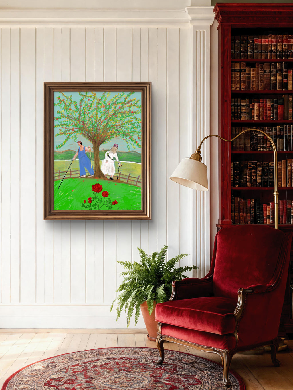 Adam and Eve Original Artwork by Maxine Jackson