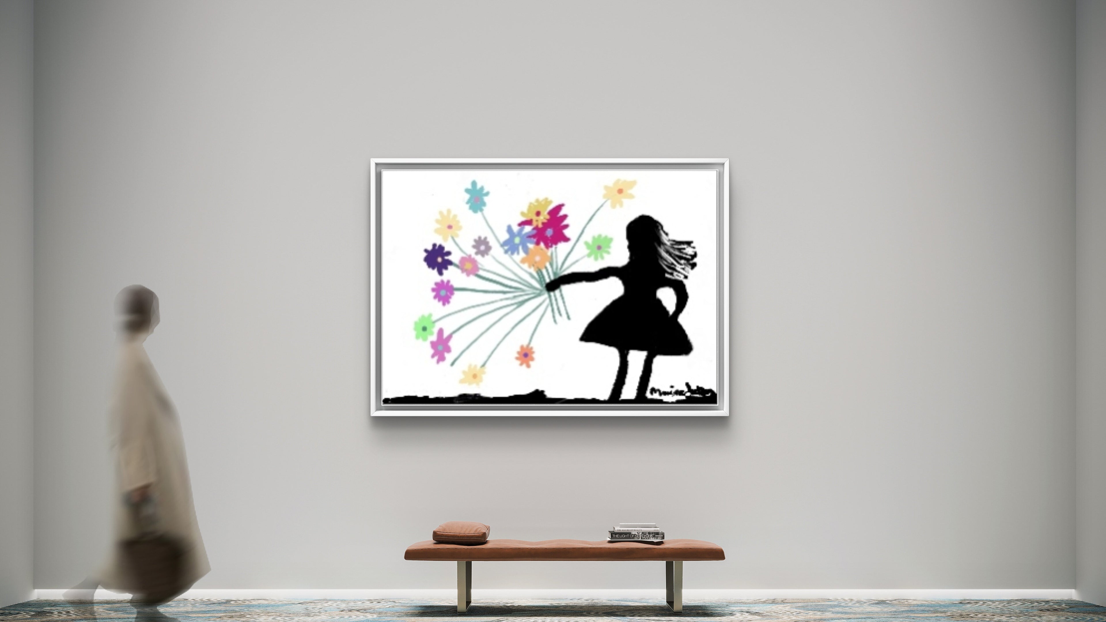 Blooming Freedom | Original Digital Wall Art by Maxine Jackson