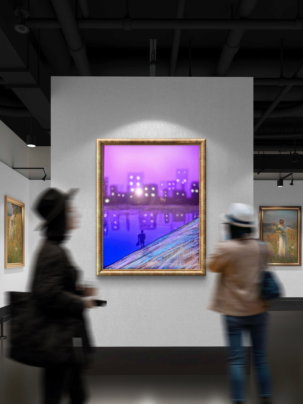 Silent Reflections – Original Digital Artwork by Maxine Jackson