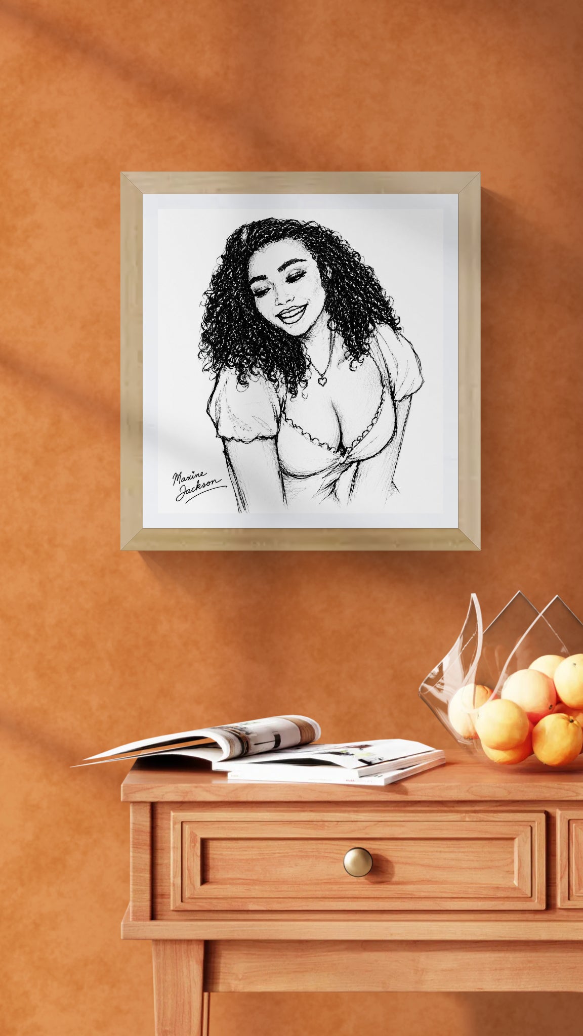 Joyful Spirit – Black & White Portrait - Digital Download