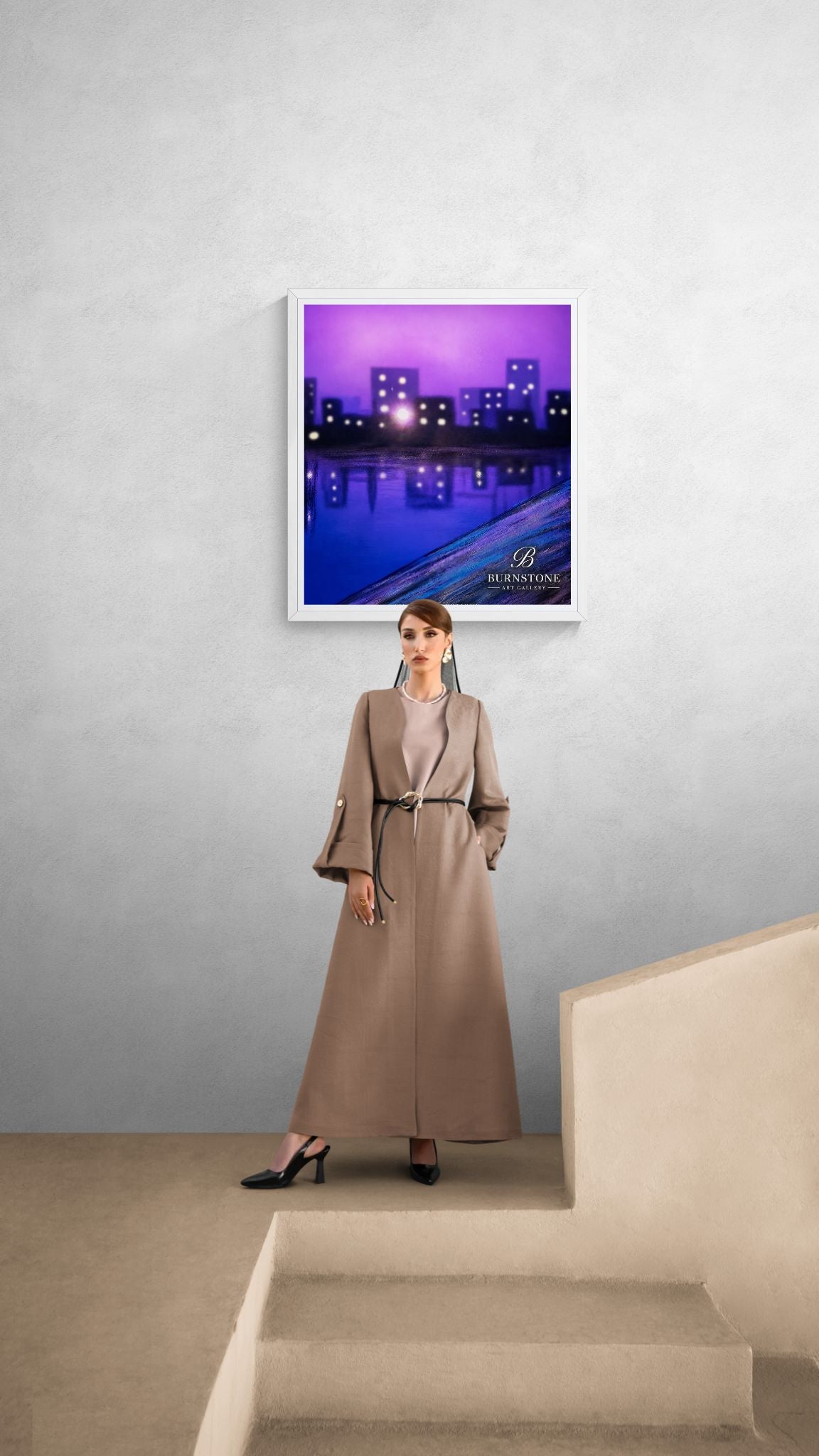 Silent Reflections – Original Digital Artwork by Maxine Jackson