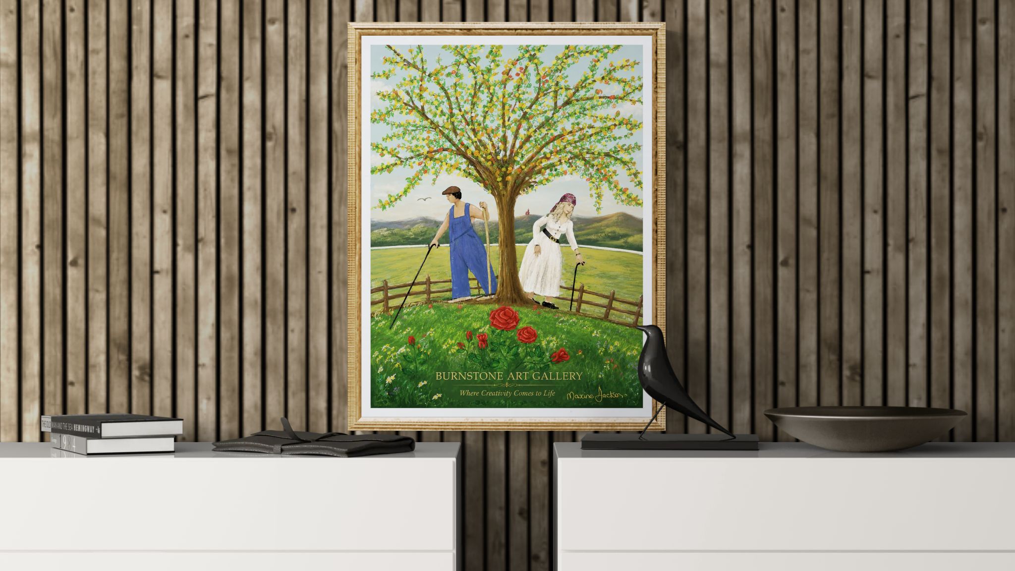 Adam and Eve – Original Artwork by Maxine Jackson