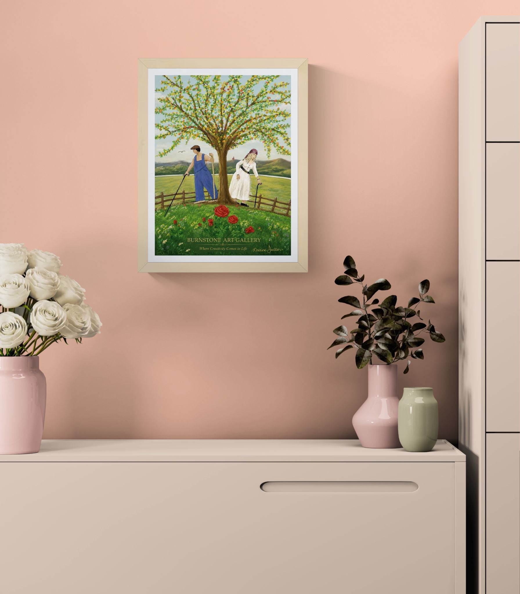 Adam and Eve – Original Artwork by Maxine Jackson