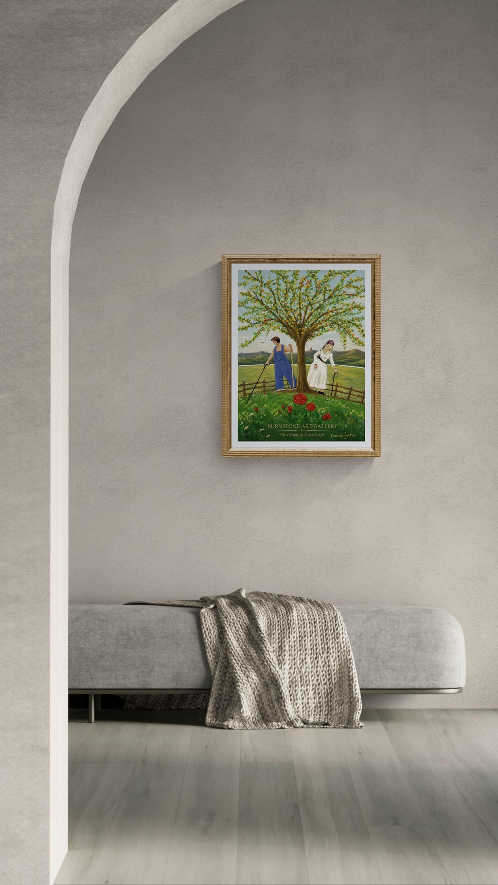 Adam and Eve – Original Artwork by Maxine Jackson