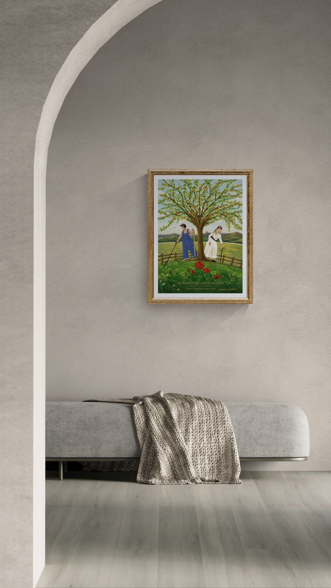Adam and Eve – Original Artwork by Maxine Jackson