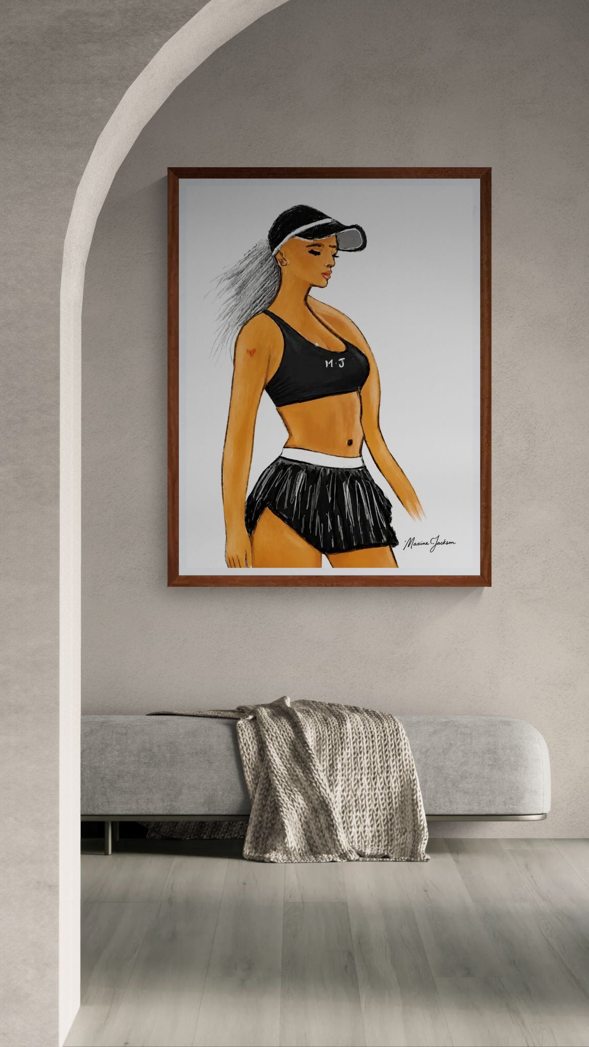 The Unstoppable Athlete – Original Digital Artwork