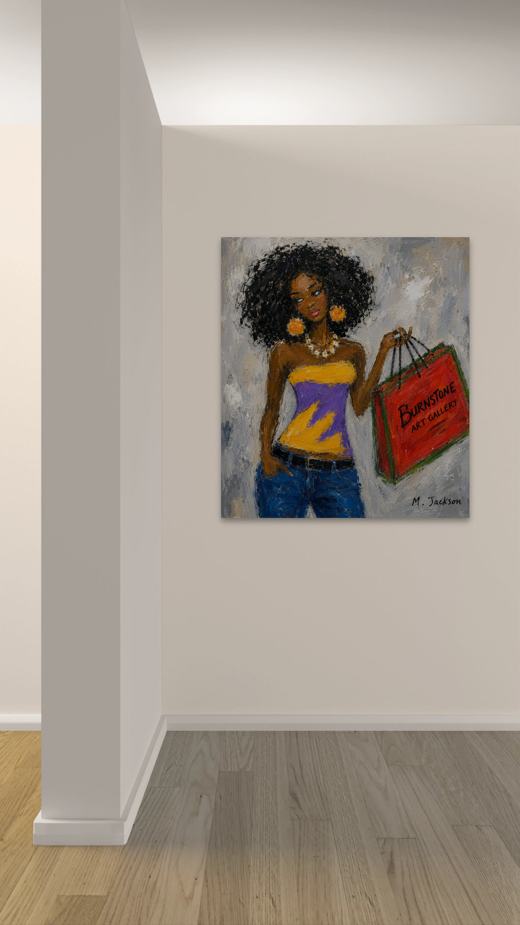 City Girl Dreams – Original Digital Artwork by Maxine Jackson
