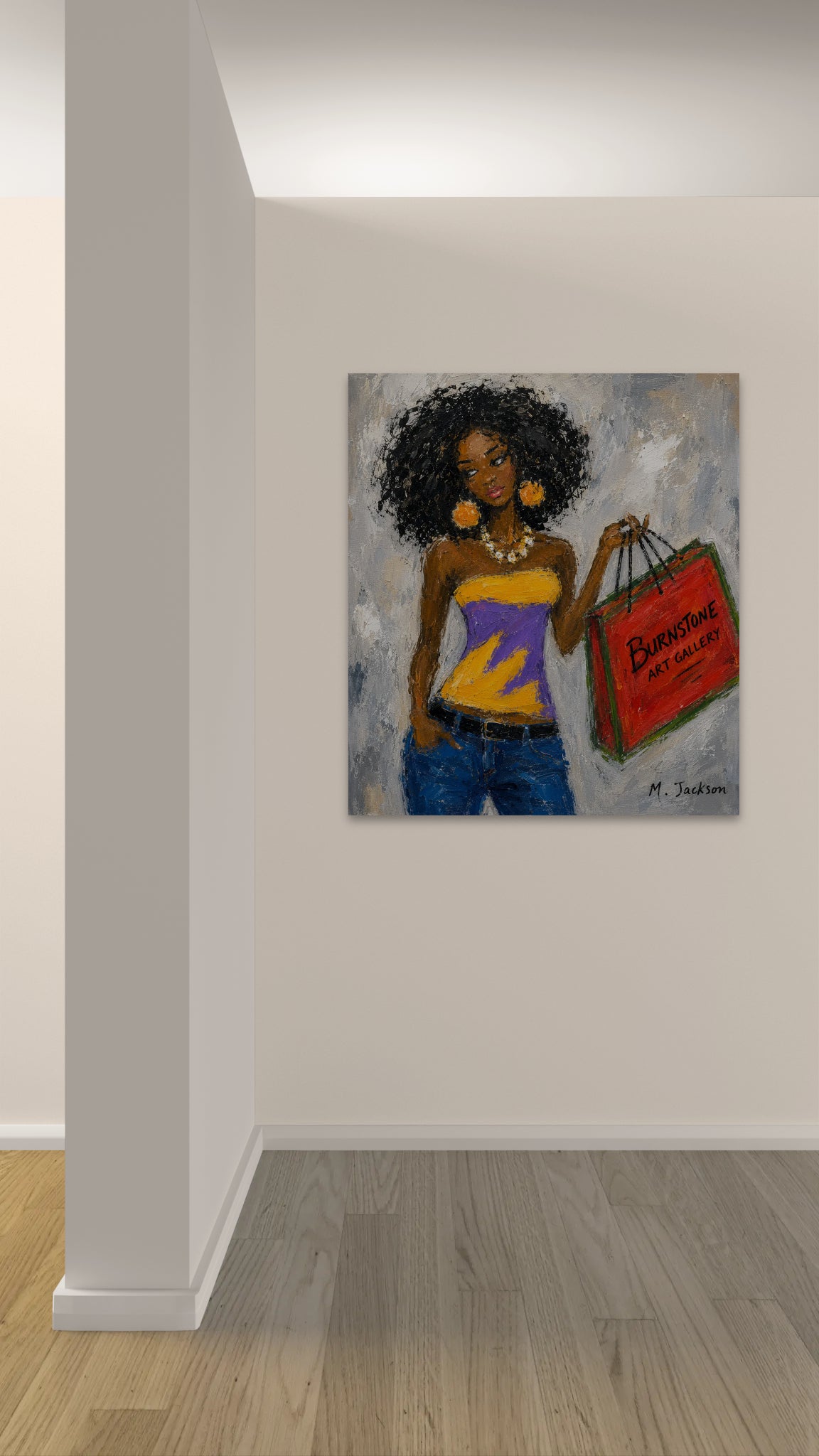 City Girl Dreams – Original Digital Artwork by Maxine Jackson
