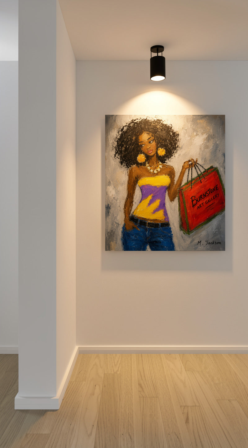 City Girl Dreams – Original Digital Artwork by Maxine Jackson