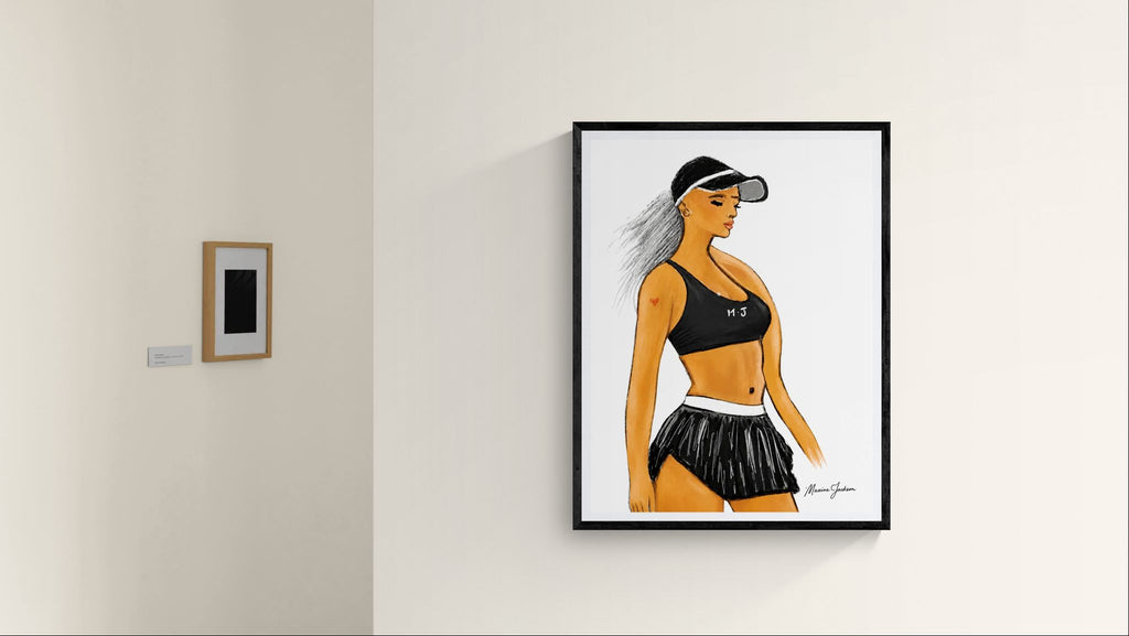 The Unstoppable Athlete – Original Digital Artwork