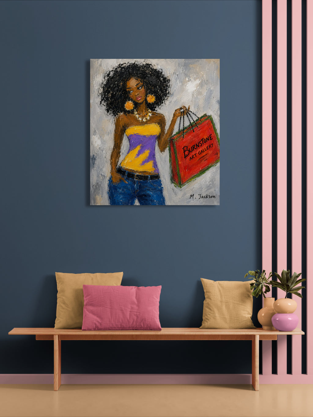 City Girl Dreams – Original Digital Artwork by Maxine Jackson
