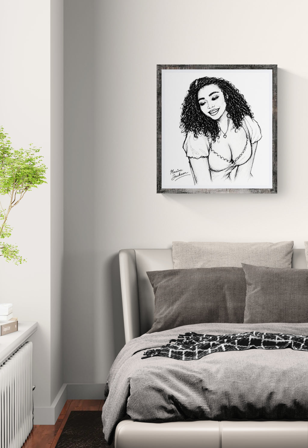 Joyful Spirit – Black & White Portrait - Digital Download