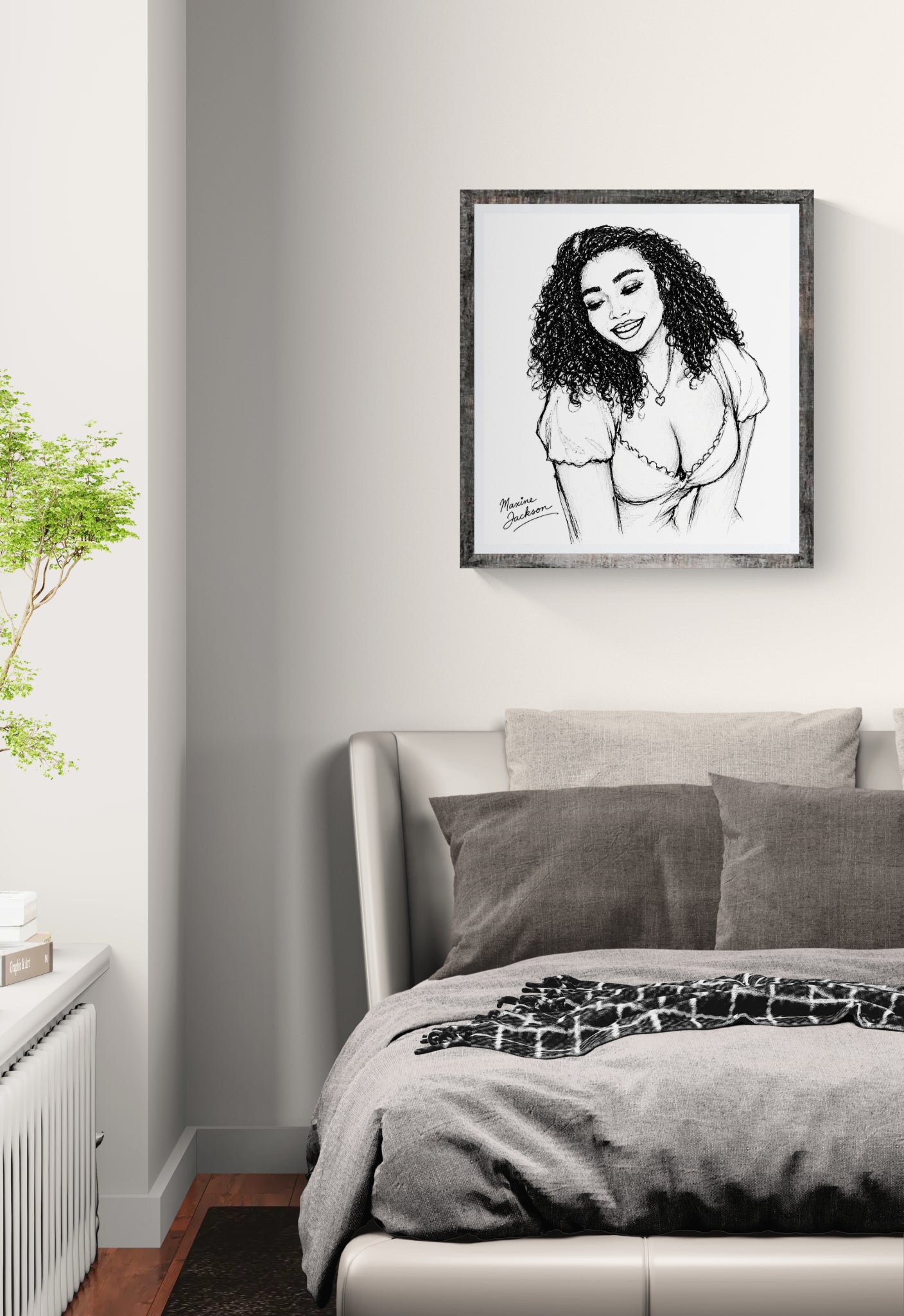 Joyful Spirit – Black & White Portrait - Digital Download