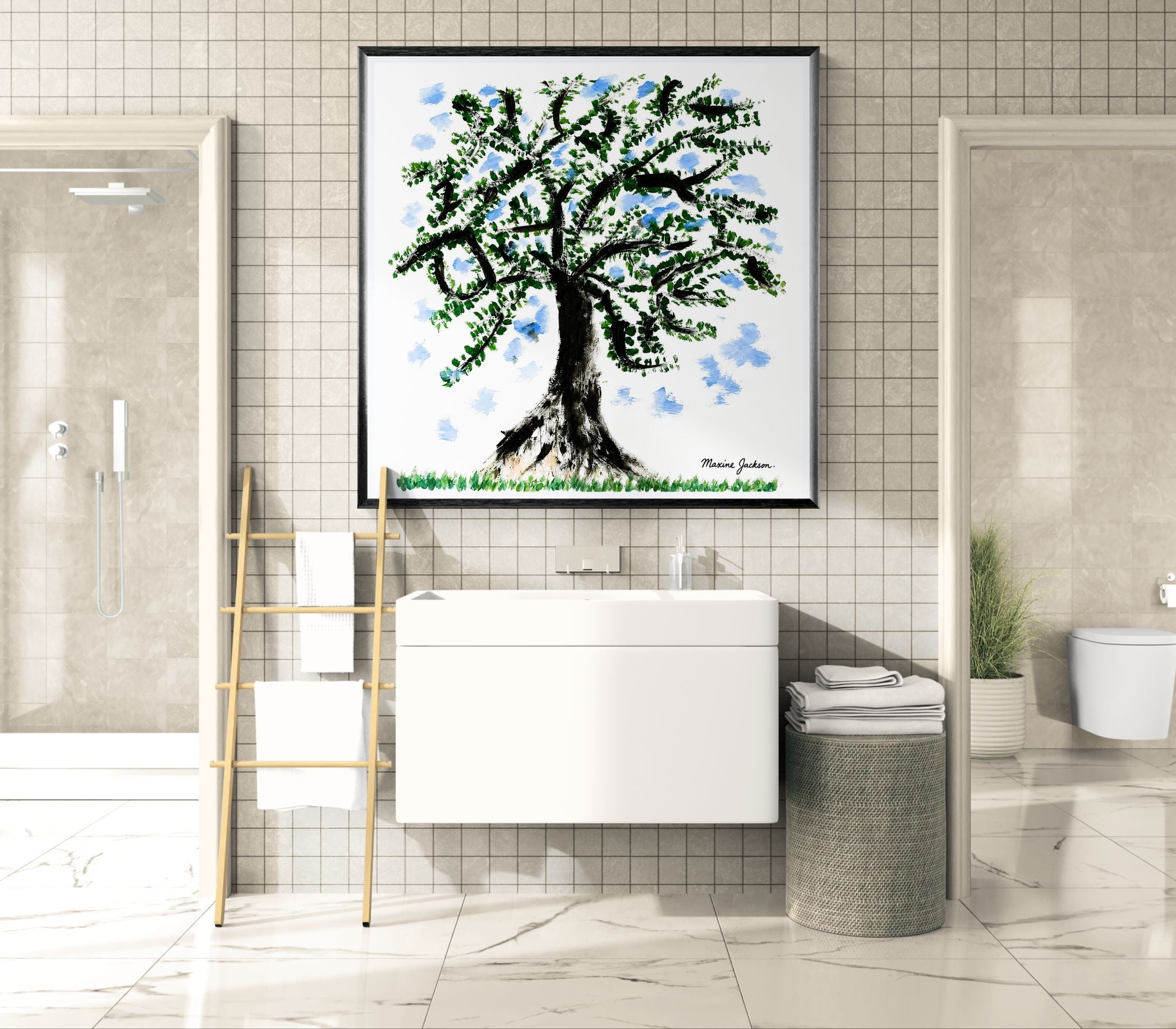 The Dancing Tree Instant Digital Download Original Art