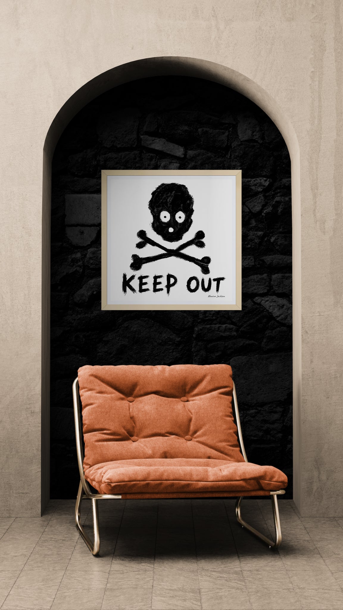 KEEP OUT — Original Artwork by Maxine Jackson