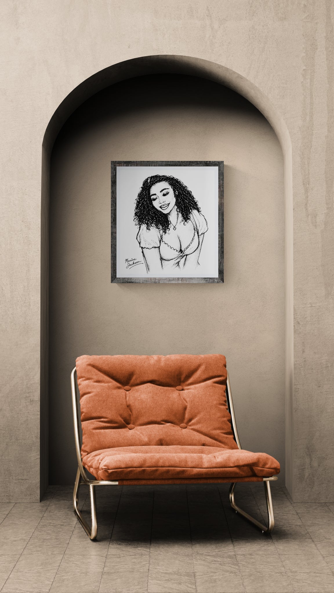 Joyful Spirit – Black & White Portrait - Digital Download