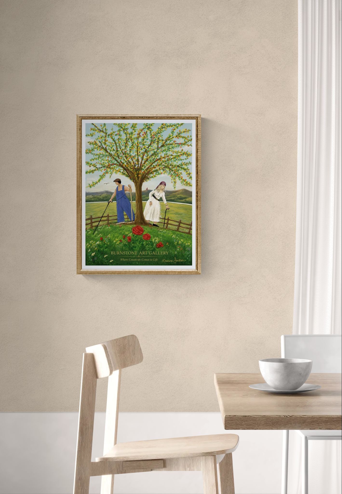 Adam and Eve – Original Artwork by Maxine Jackson