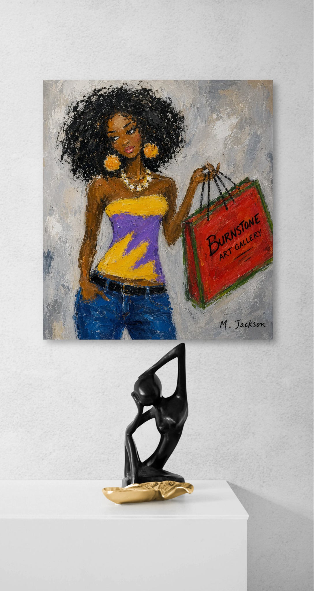 City Girl Dreams – Original Digital Artwork by Maxine Jackson