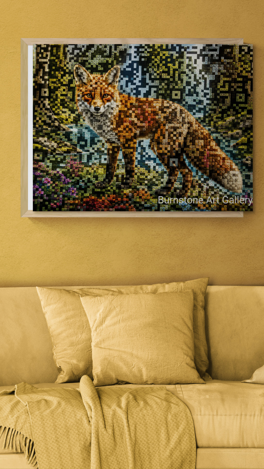 Wild Within – Contemporary Barcode-Inspired Digital Download Artwork