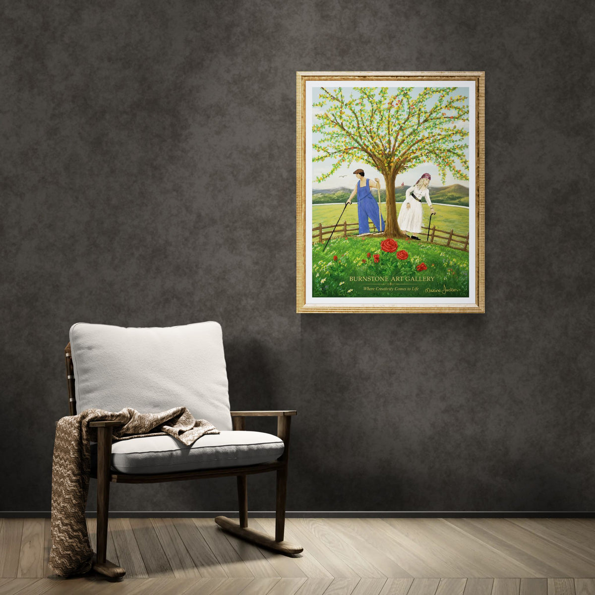 Adam and Eve – Original Artwork by Maxine Jackson