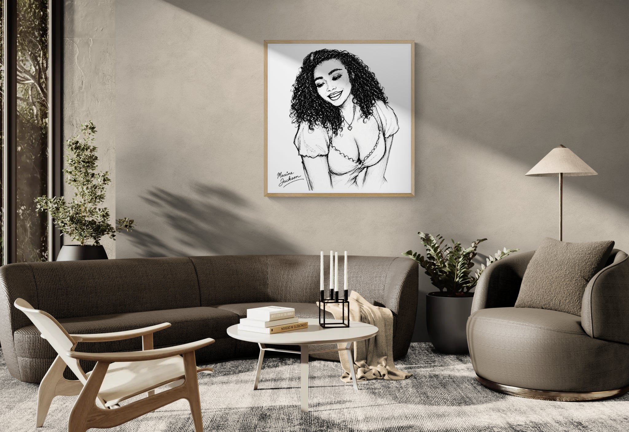 Joyful Spirit – Black & White Portrait - Digital Download