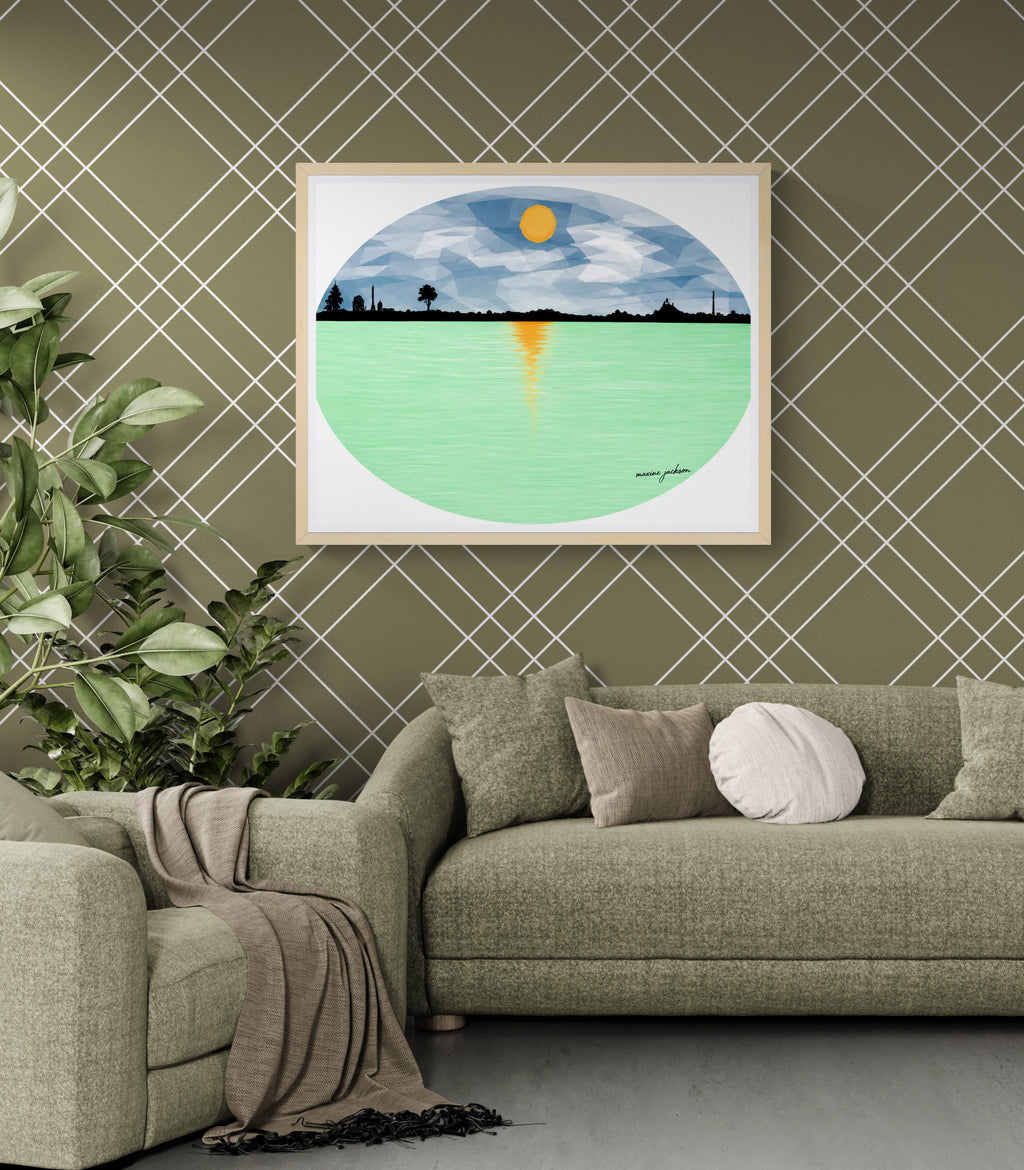 Silent Scene – Original Digital Artwork by Maxine Jackson