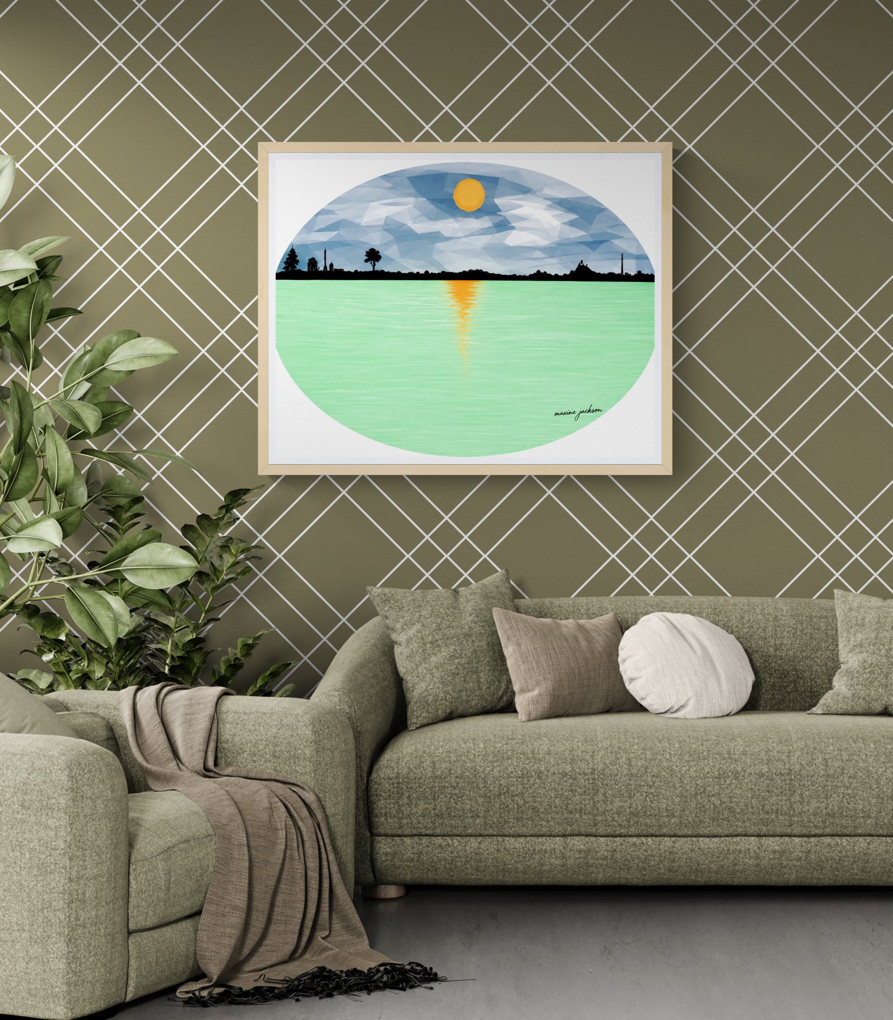 Silent Scene – Original Digital Artwork by Maxine Jackson